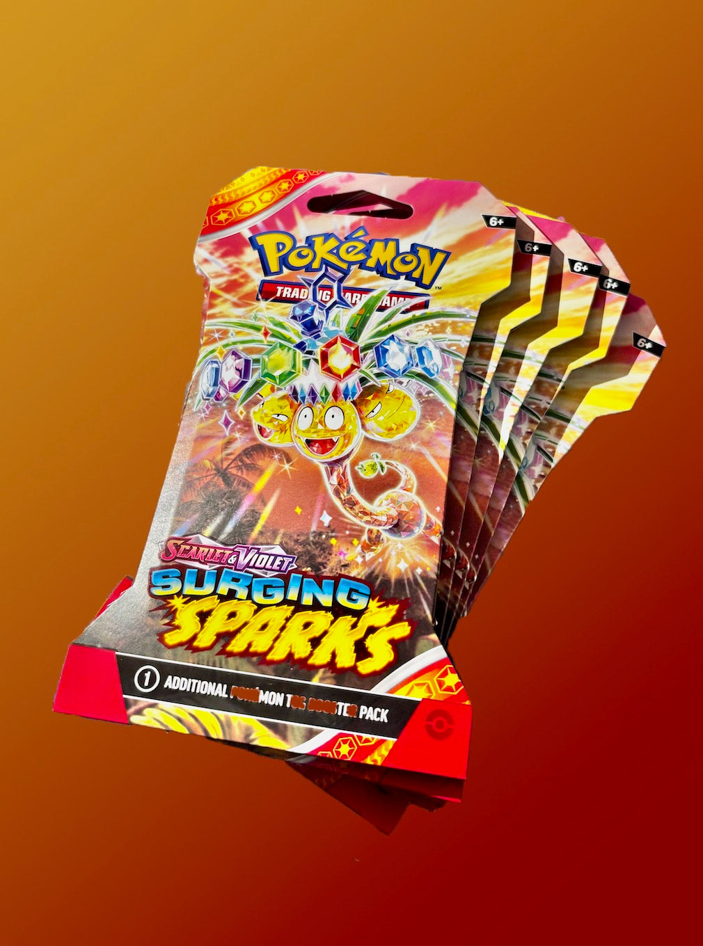 Surging Sparks Sleeved Packs